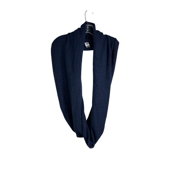 Tabitha Webb Circular Scarf Shawn Womens OS Navy Blue Acrylic Wool - Picture 4 of 6